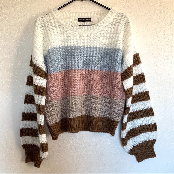 Almost Famous Striped Sweater | Poshmark